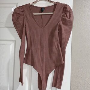 Wild Fable Mauve Bodysuit